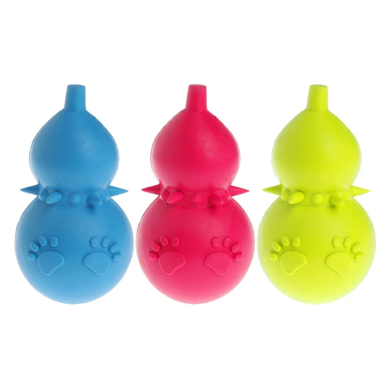 

Pet Toy TPR Feeder Dogs Cat Chew Bite Resistance Teeth Grind Molar Soft Rubber Dog Toy Training