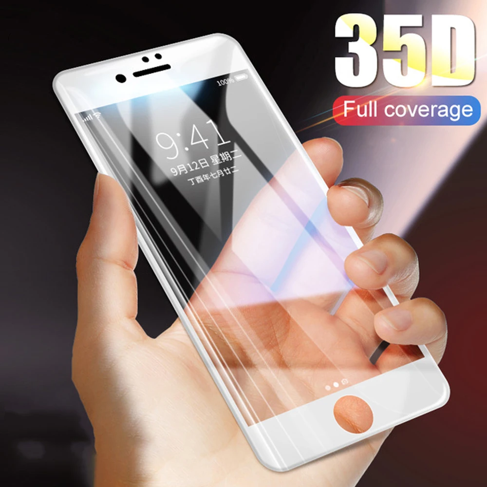 Защитная пленка на стекло для смартфона iphone 7 8 plus s 6 6s 5 5S SE 5C закаленное X XS MAX XR