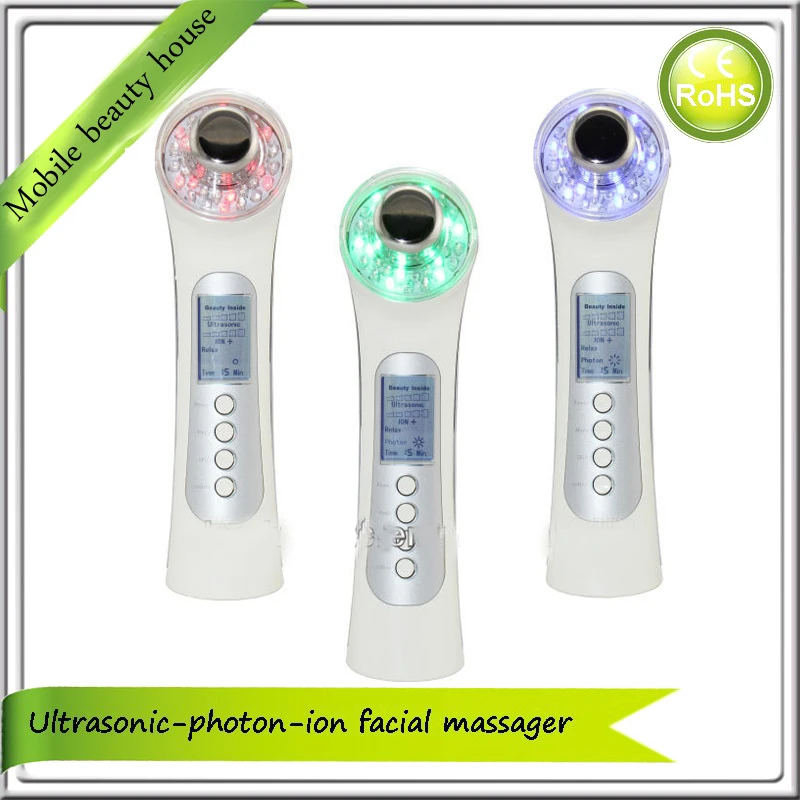 Galvanic Ion Ultrasonic Microcurrent Stimulation Photon Led Light