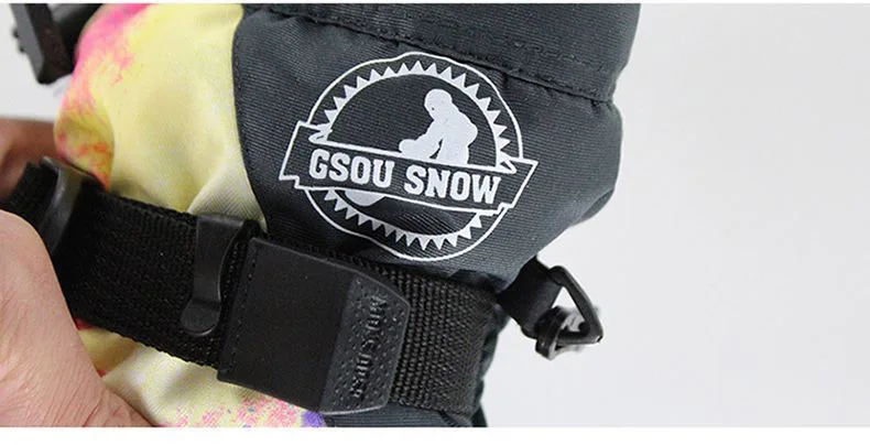 30 Unsex пальмовые перчатки зимние уличные спортивные аксессуары водонепроницаемые ветрозащитные перчатки для сноубординга лыжные перчатки три пальца