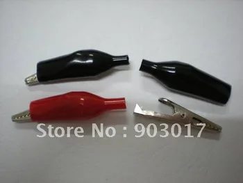 

Alligator Clip Connector Small-sized 27mm AC27 with Boot Clamp 1000 Pcs Per Lot HIGH Qualty