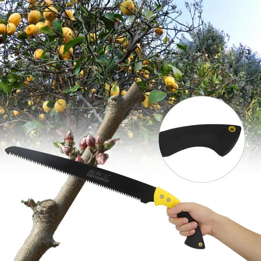 

woodworking 400mm Multifunction Alloy Steel Fixed Blade Fruit Tree Pruning Saw Pruner Cutting Chopping wood saw