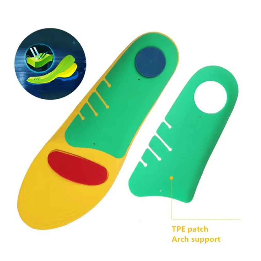 

2018 Flat Foot Correction Insole Valgus Correction Arches for Men and Women Shock Absorption Sweatproof Sports Insoles