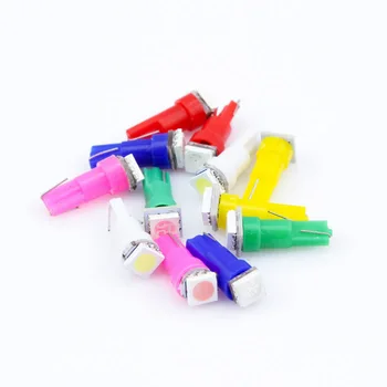 

Hot Saling 20pcs T5 0.14W 9LM 5050 1SMD LED Blue Light Bulbs for Car parking car styling