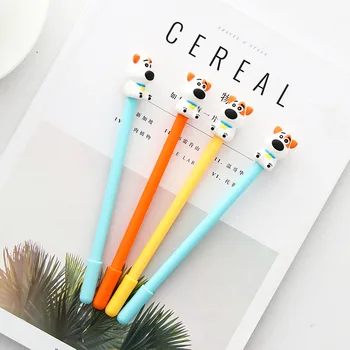 

3 pcs/lot Lovely Gentleman Dog Gel Pen Ink Pen Promotional Gift Stationery School & Office Supply