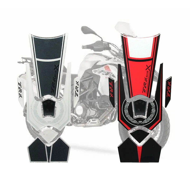Per Bnenlli Trk 502X 2017 2018 New Moto Tank Pad Protector Sticker Fish Bone Sticker Tank Pad Fish Bone Sticker