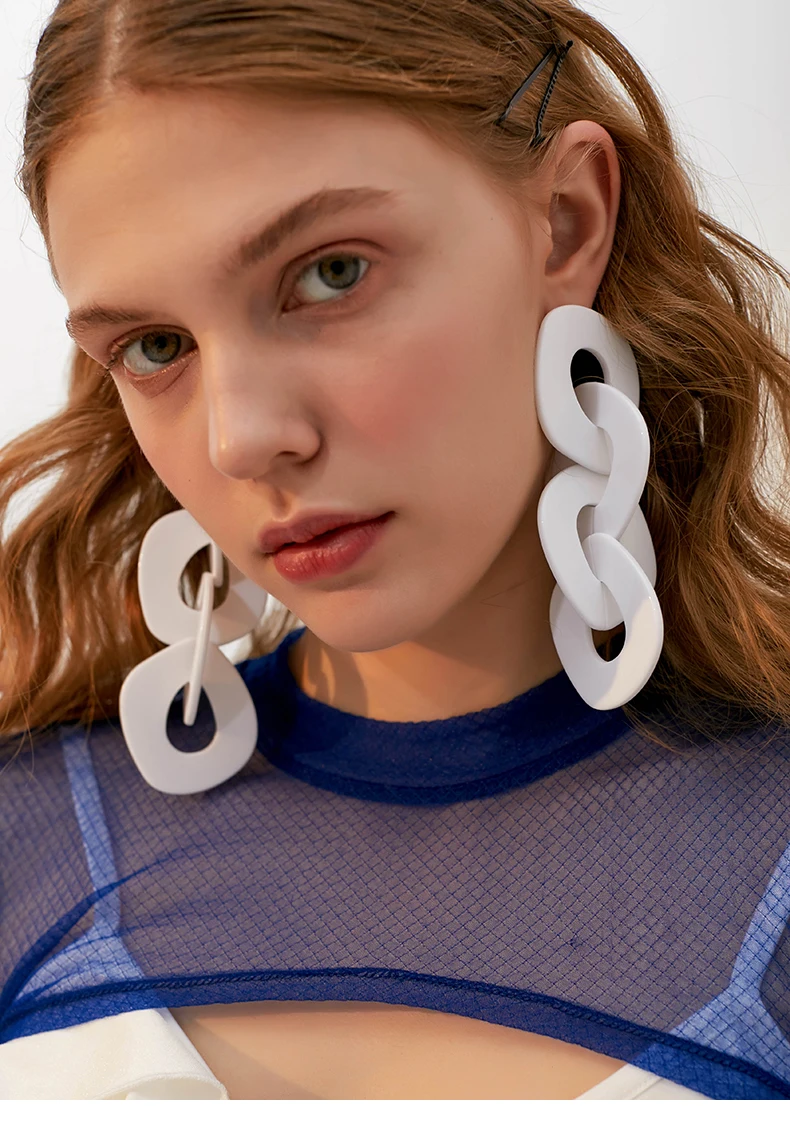 oversized earrings