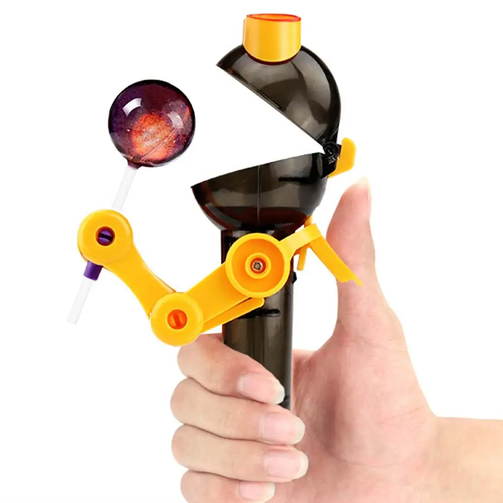 

Yingelon Candy Dustproof Toy Creative Personality Funny Robot Lollipop Holder Nobelty Anxiety Release Toys gift for a man