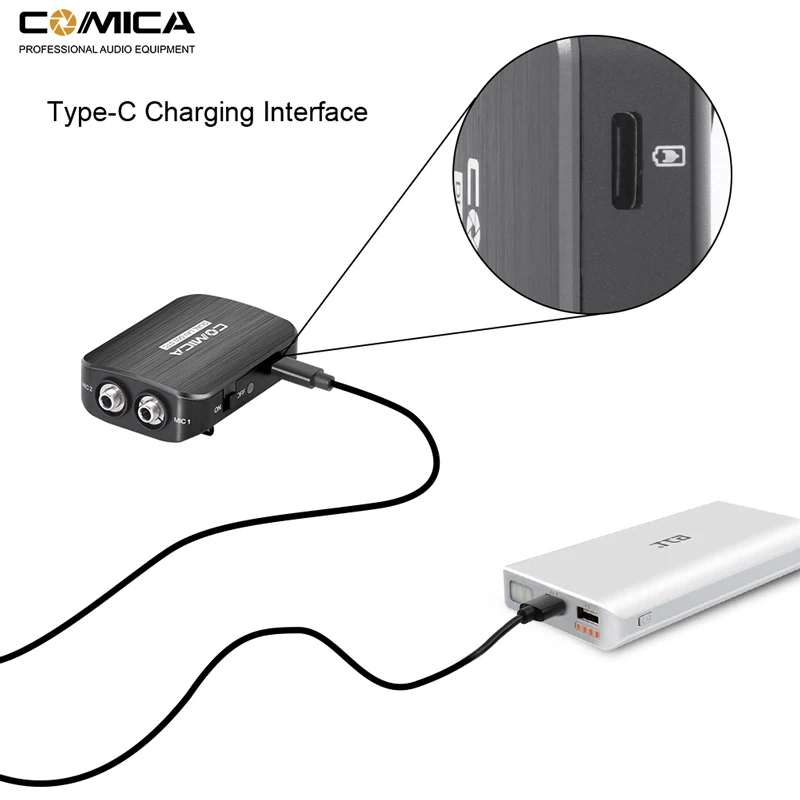 Comica CVM-D03 STC Dual-head Lavalier Lapel