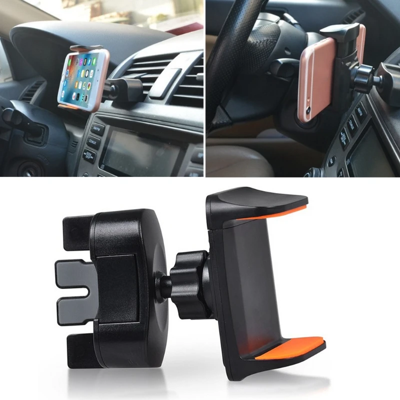 

MEXI Universal Car Air Vent Outlet CD Slot Mount Holder Stand For Mobile Phone 4"-6" Car Air Conditioner Accessory