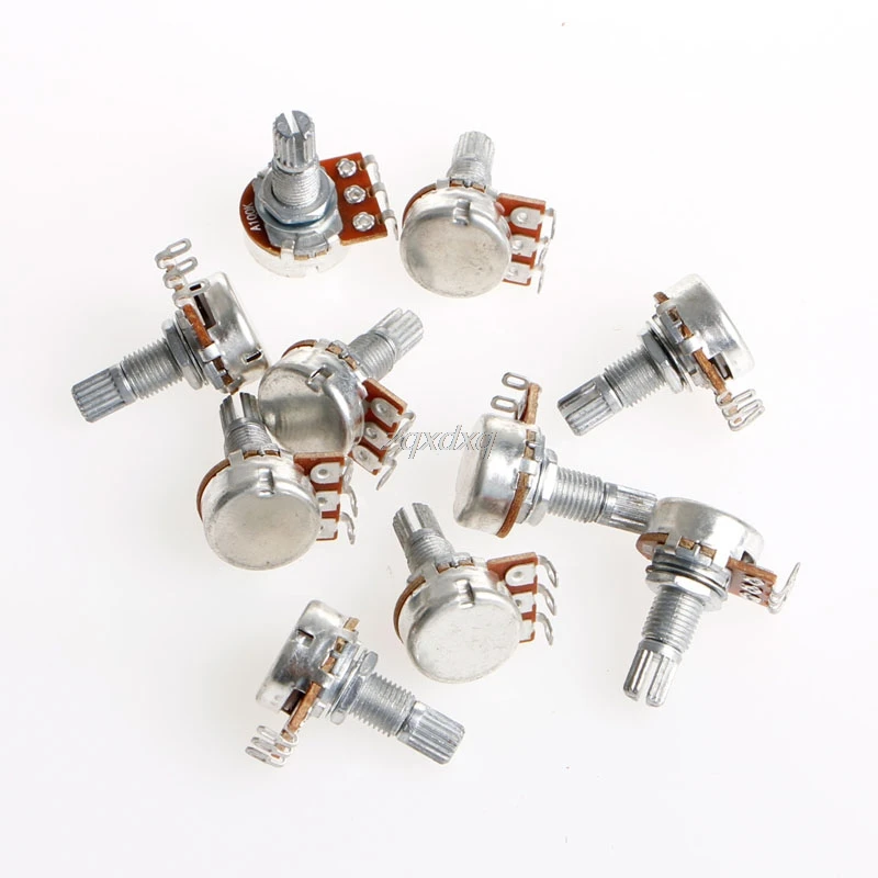 

1Pc Durable A100K OHM Audio Tone Guitar Potentiometer 16mm High Quality Dropship