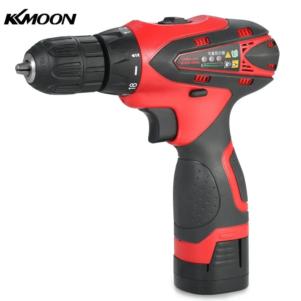 

KKmoon Multi-functional Electric drill 16.8V Two-speed Electric Cordless Drill UK/EU/US Rechargeable Screwdriver with LED Light