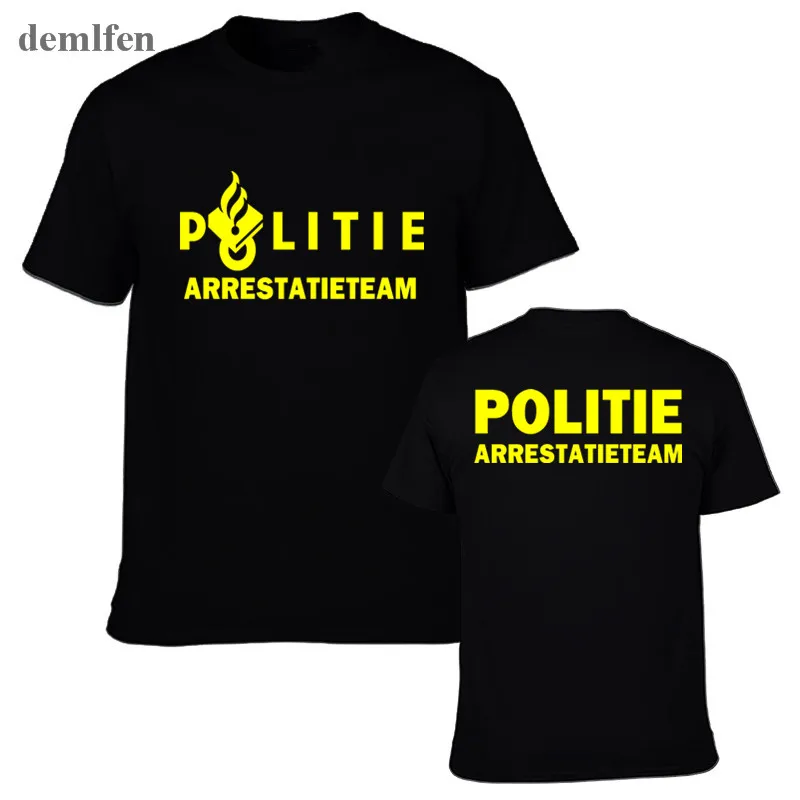 Мужская футболка с коротким рукавом из хлопка|police t shirt|men shirtshort sleeve shirt |