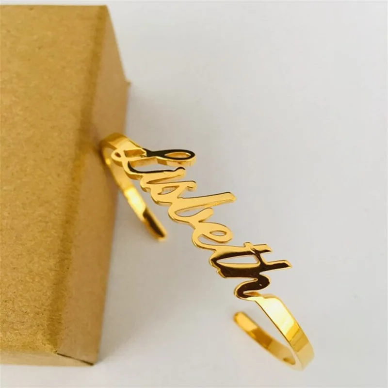 

Custom Trendy Bracelet Five Color Metal Name Bracelet Party Daily Jewelry Gift