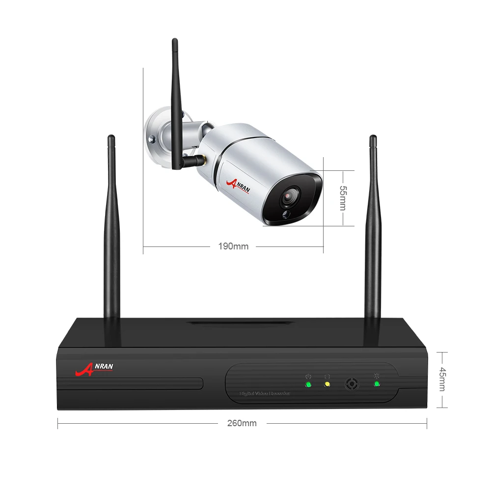 ANRAN 4 канала 1080P система безопасности камера HD видео DVR рекордер с 2MP Крытый