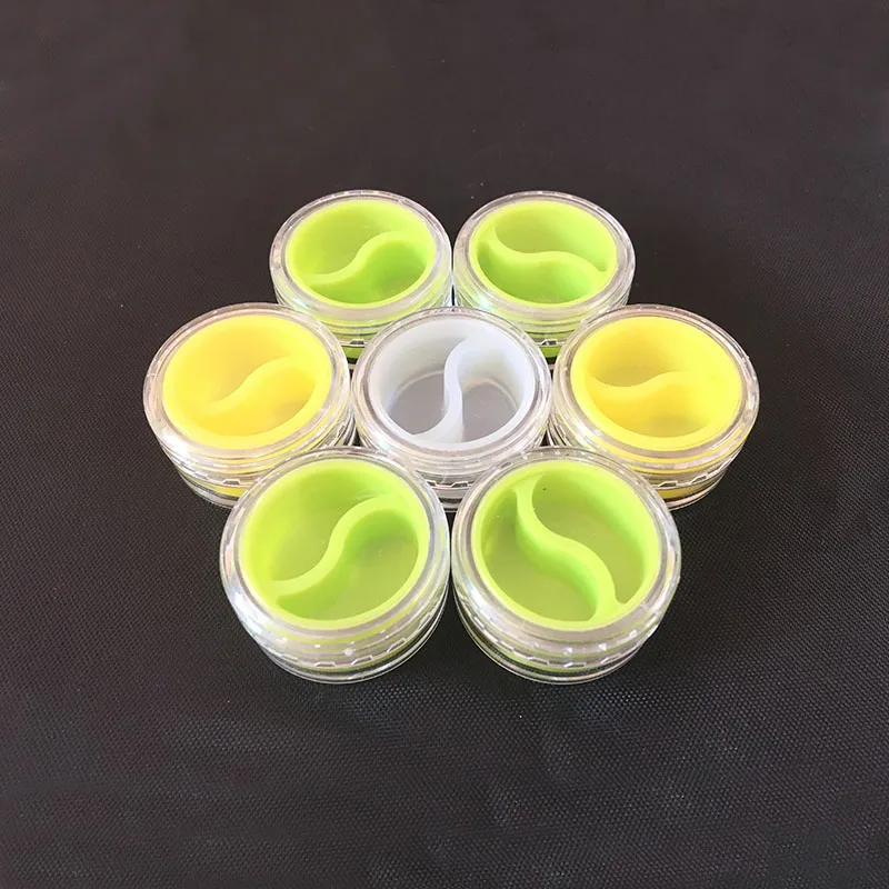 100pcs/lot 3ml Non Toxic Silicone Storage Containerin Storage Bottles