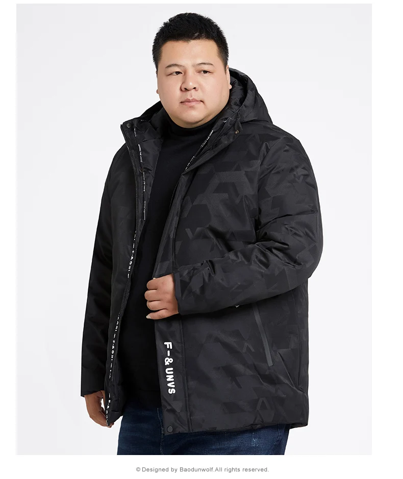 Размера плюс 10XL 8XL 6XL 5XL 2018 Новое поступление теплая зимняя куртка мужская