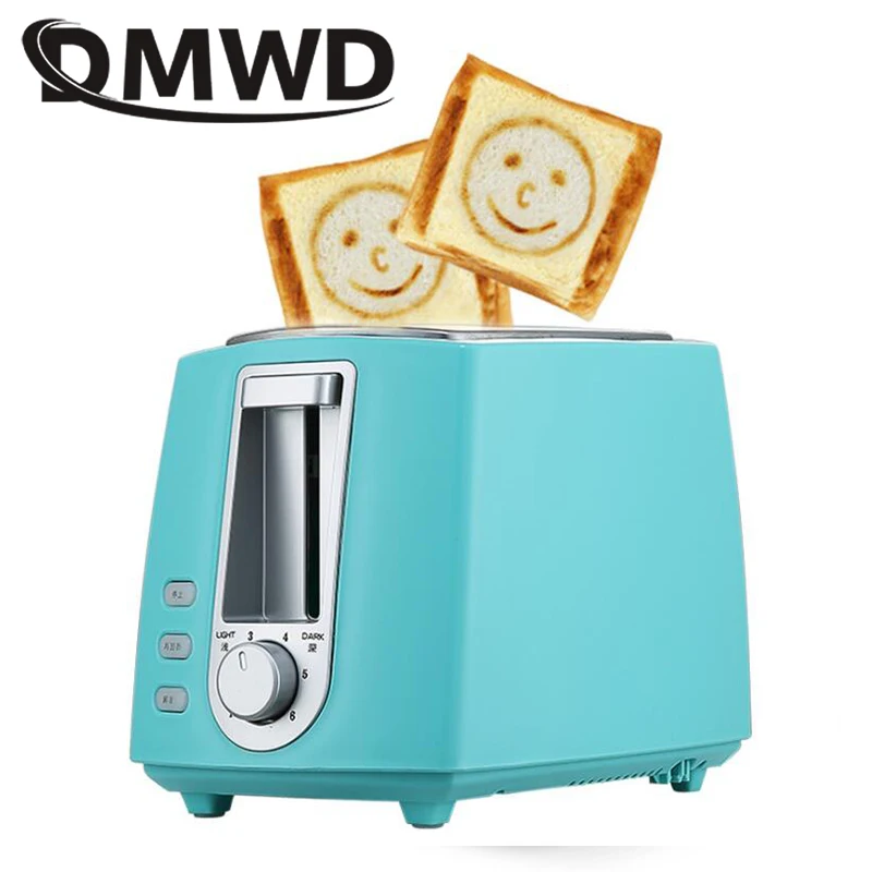 Электрический тостер DWMD из нержавеющей стали Бытовая Автоматическая выпечка