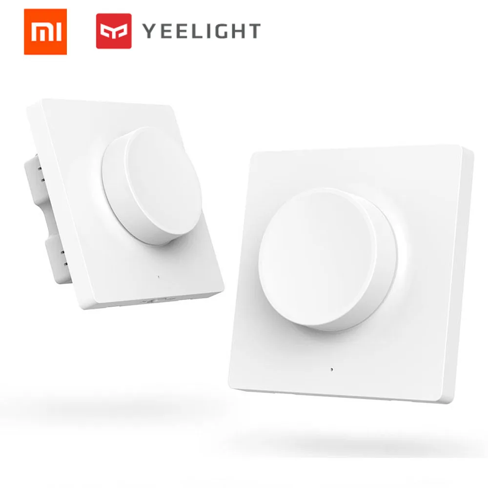 Настенный смарт-выключатель xiaomi mijia yeelight беспроводной переключатель для