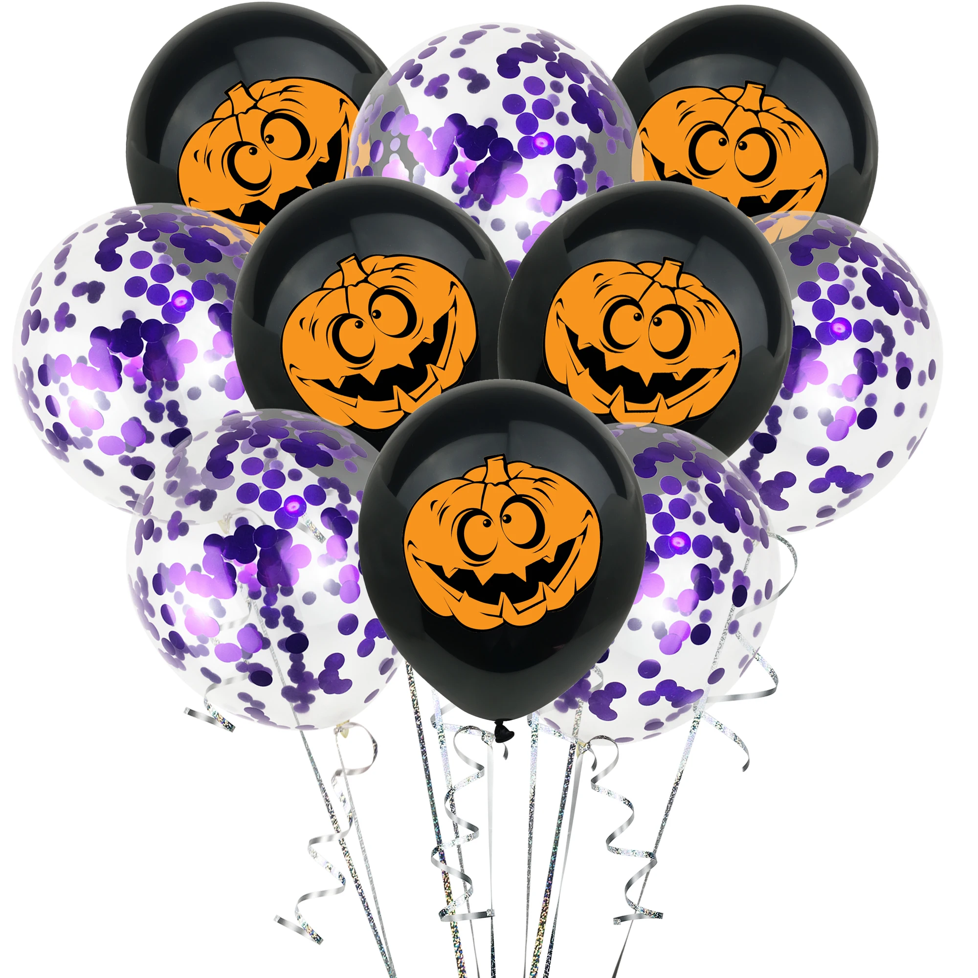 Amawill 12 дюймов Хэллоуин из белого латекса воздушные шары паук привидение ведьма надувной шар тематика ужасов День рождения украшения Дети 7D - Цвет: No.9