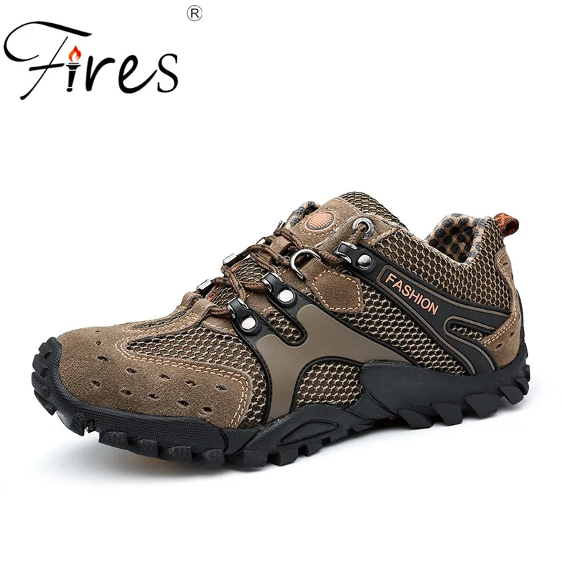 Fires Men Sport Shoes Outdoor Climbing Shoes Soft Comfortable Outdoor