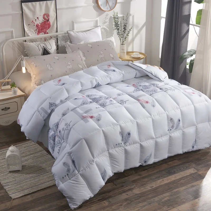 

Duvets Quilts The winter is thickened, and the superfine feather velvet is filled, soft and delicate Prevent cold and keep warm
