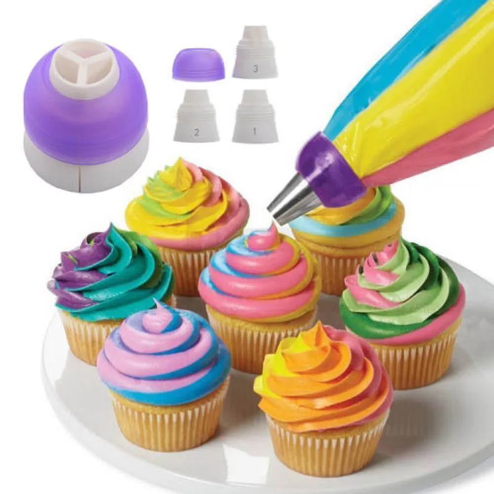 

NEW Icing Piping Nozzles Tips Pastry Bag Cake Cupcake Decorating Tool Patisserie Accessoire Decoration Silicon Mold Tortas Y1
