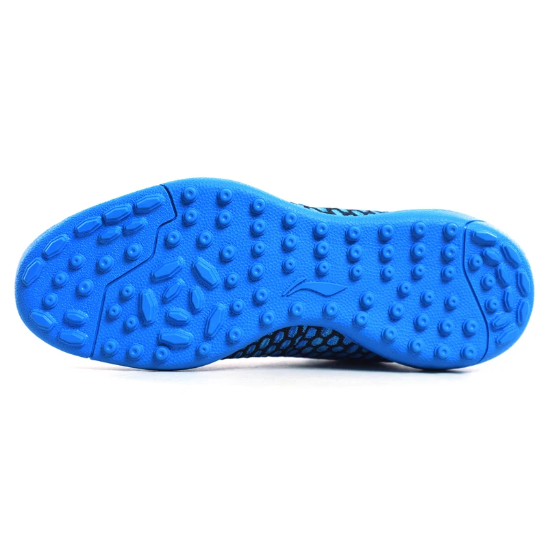 Li Ning мужская тренировочная обувь для ногтей TF футбольная Нескользящая