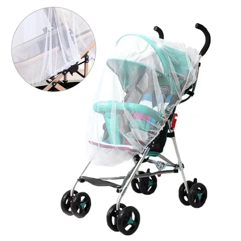 Baby Stroller Accessories Universal Rain Cover Mosquito Net Zipper Wind Dust Shield Waterproof Raincover for Pushchairs Supply baby stroller accessories desk	