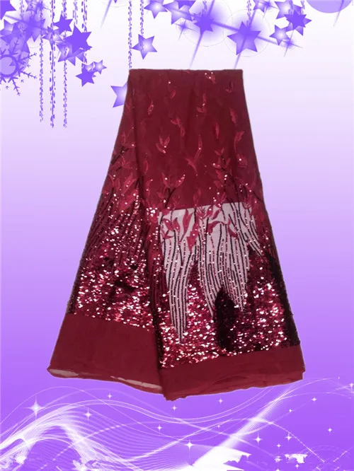 

New product 2017 sequin lace fabric Factory Supplier