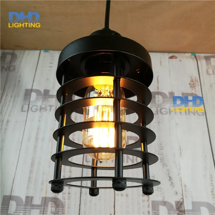 Free shipping metal lamp cage Copper lamp holder cages vintage pendant