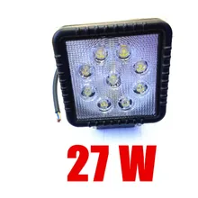 Квадратный 27 W 9 светодиодный рабочий точечный свет для светового дома лодки автомобиля грузовика 12 V 24 V светофора