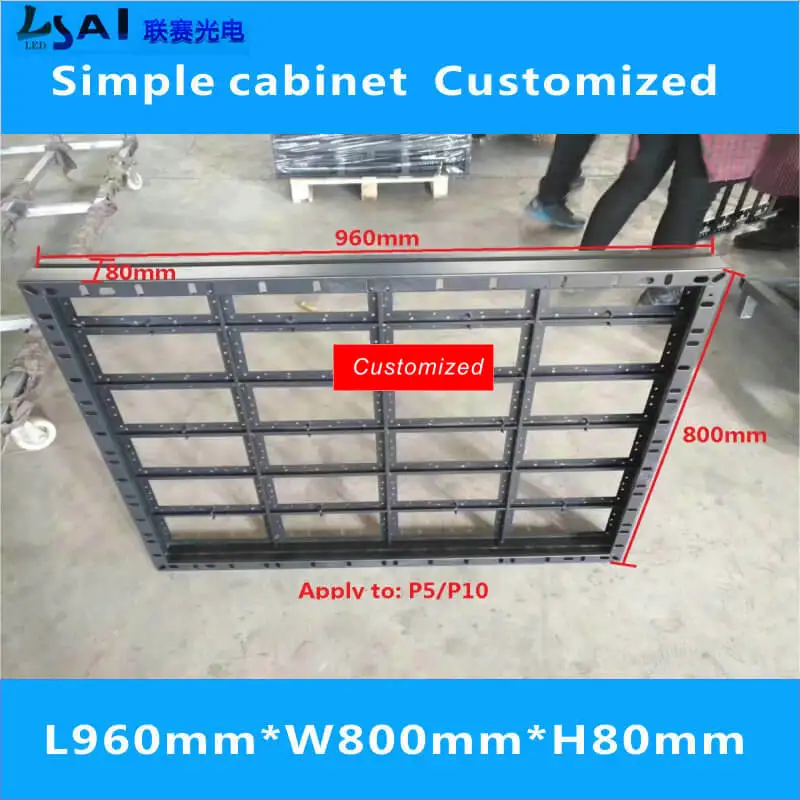 

led display cabinet simple cabinet 960mm*800mm Suitable for LED moduleP10/P5