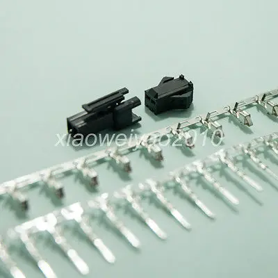 

50 sets SM2.54 2P 2Pin Connector 2.54mm Pin Header+Terminal+Housing