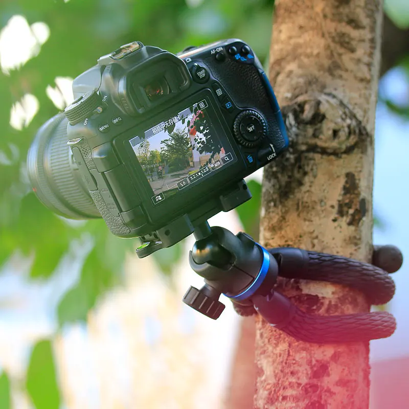 2 в 1 Настольный гибкий мини штатив Ulanzi TT20S с держателем для телефона Canon Sony Nikon