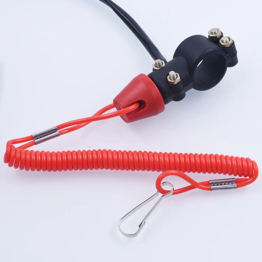 

Universal Boat Outboard Engine Motor Kill Stop Switch Safety Tether Cord Lanyard