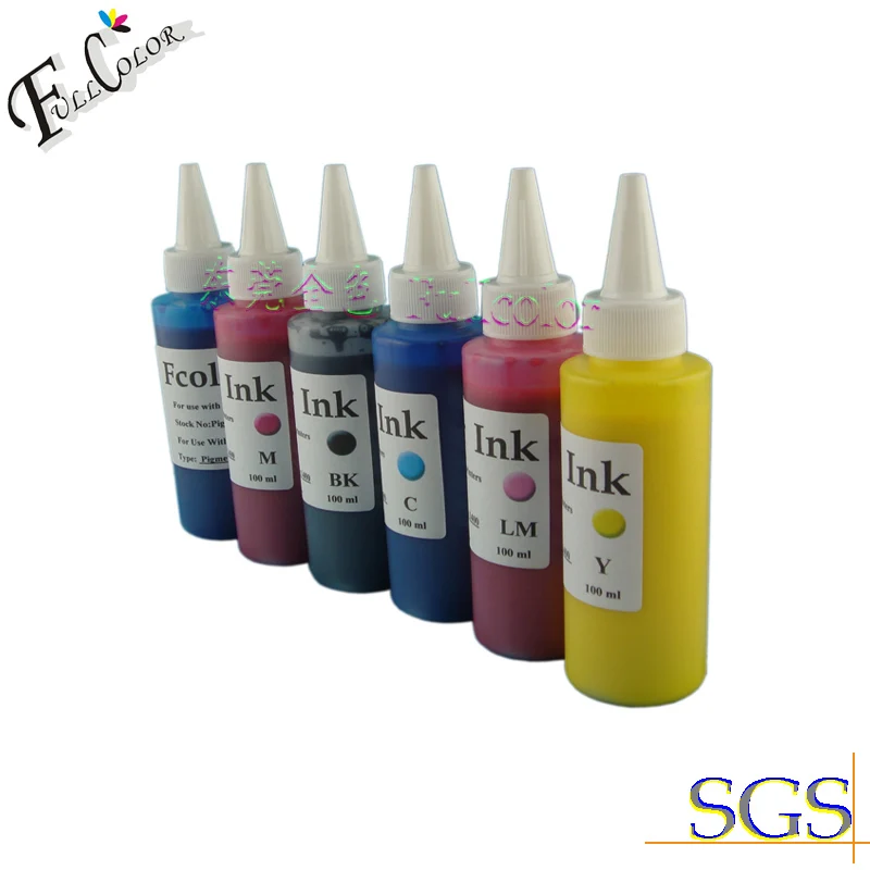 6 видов цветов на водной основе ультрафиолетовая краска на основе красителя для epson принтеров серий deskjet принтер T0791-6 T0801-6 T0821-6 T0851-6