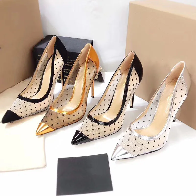 mesh nude heels