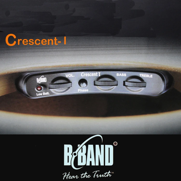 B BAND CRESCENT One B-BAND CRESCENT-1 Акустическая гитара звукосниматель с Endpin Jack