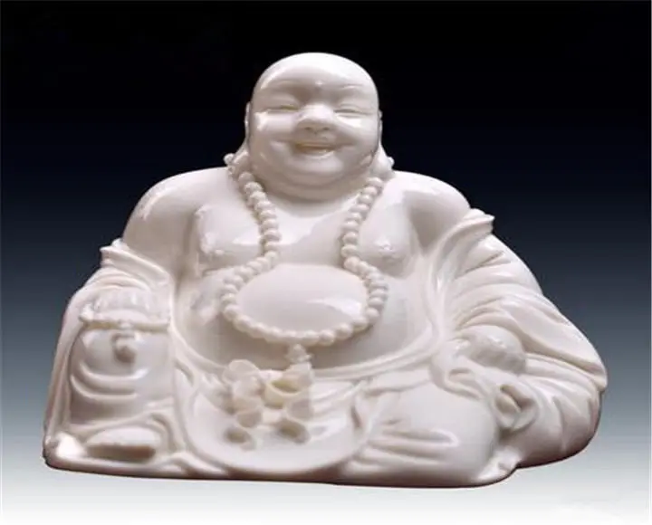

Ceramic desktop ornaments furnishing articles process Smiling Buddha maitreya