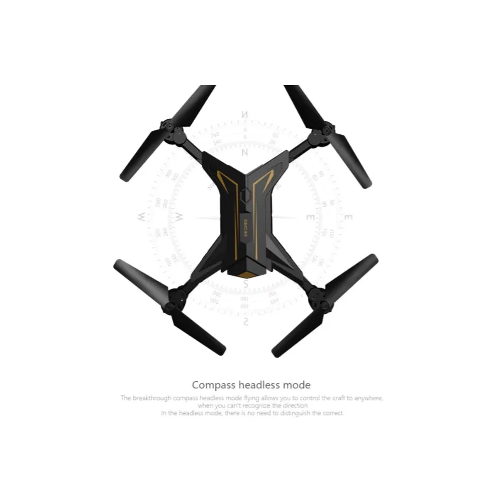 7.K520 Foldable Drone 30W HD Camera Quadcopter WiFi FPV Live Helicopter Hover