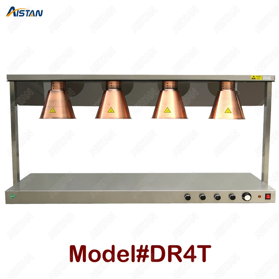 DR3/DR4 electric counter top food warmer heating lamp for buffet and restaurant