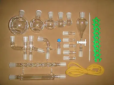 24/29-29pcs Organic Chemistry Lab Glassware Kit