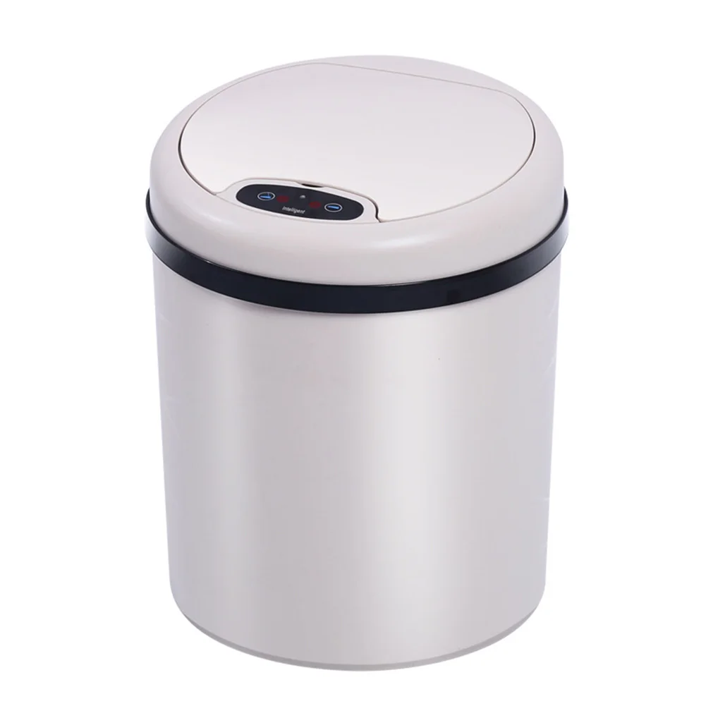 

Plastic Automatic Trash Can with Odor-Absorbing Filter Wide Opening Sensor Kitchen Trash Bin DC112