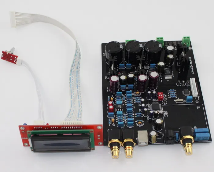 В собранном виде AK4495SEQ + AK4118 + op-amp AD827 DAC готовая Плата декодера стандарта Бесплатная доставка