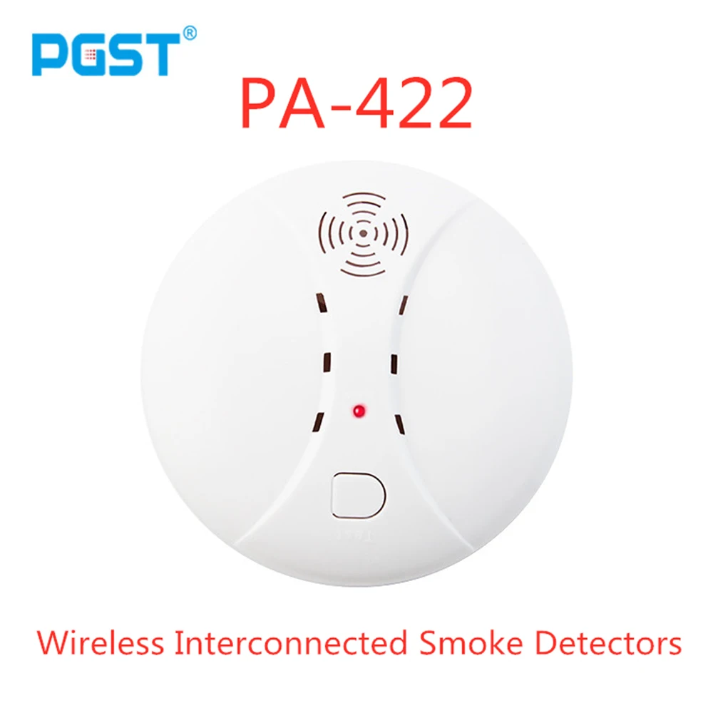 433MHz Independent Auto Dial Voice Wireless WIFI Fire Protection Smoke Detector Portable Alarm Sensors For security Alarm System - Цвет: Лиловый