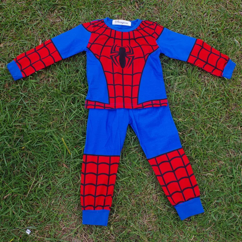 

Boys Long Sleeve Pajamas Set Cotton Knitted Cartoon Clothing Set Toddler Sleeping Clothes D0014