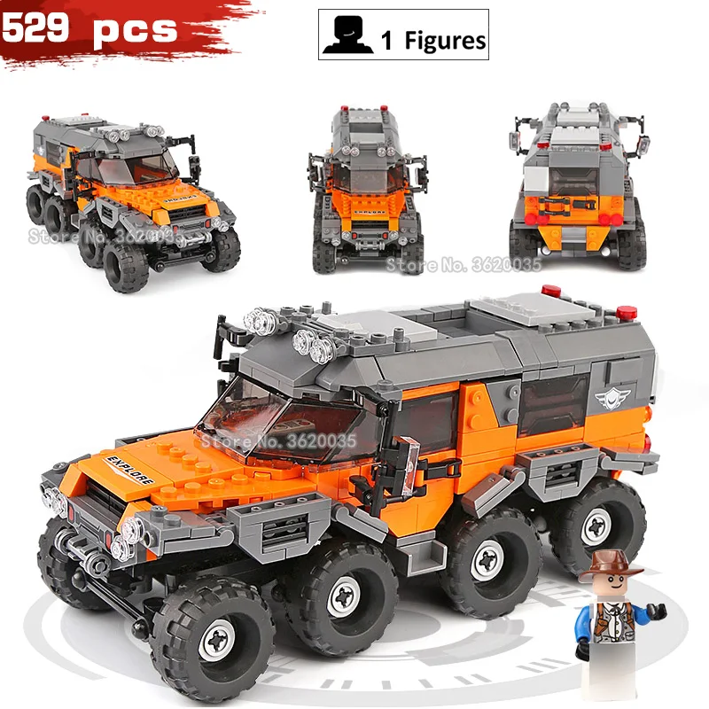 

All Terrain Vehicle ATV Offroad Racing Car Building Blocks City Car Series Suit Model Figures child Christmas gift Christmas Toy