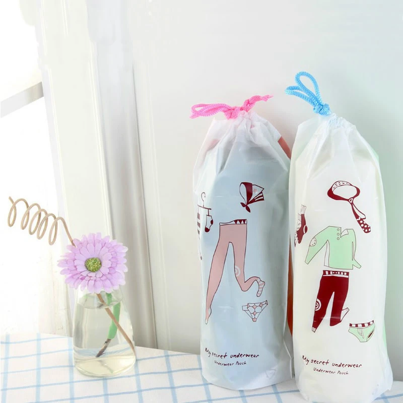 

2pcs Transparent Cosmetic Bag Women Travel Makeup Case Drawstring PVC Make Up Organizer Storage Pouch Toiletry Wash Kit Bath Box