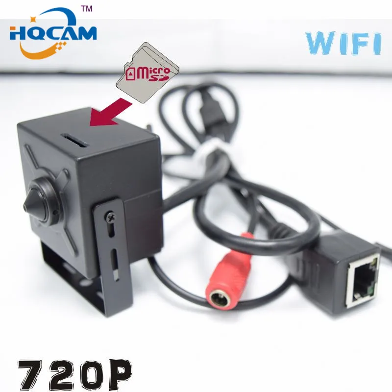 Hqcam 720 P мини IP Камера Беспроводной Wi-Fi Камера Крытый ONVIF Поддержка TF карты Mini SD Беспроводной IP Cam Micro TF карты наблюдения